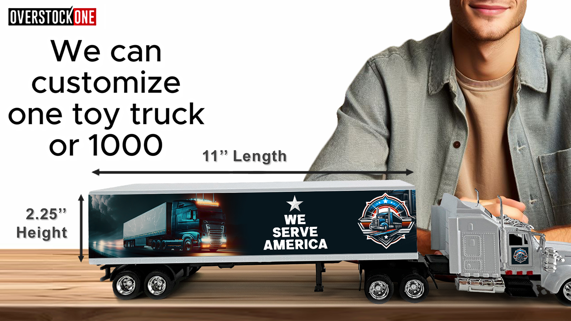 Amazon.com: Shop72 Toys, Personalize These Diecast Trucks as