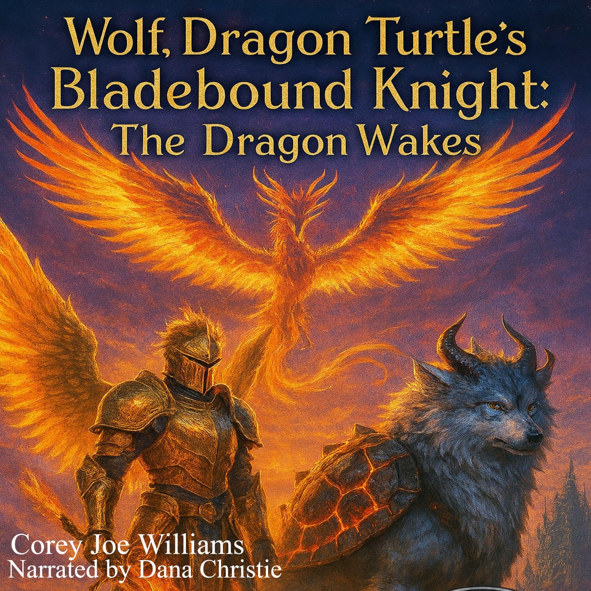 Cover art for Wolf, Dragon Turtle’s Bladebound Knight: The Dragon Wakes