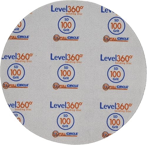 Miniatura 3 de SD100-5 8-34- Level360 Disco de lijado 100 Grit para uso con herramienta de lijado Radius360 o herramientas de lijado eléctrico para paneles de yeso