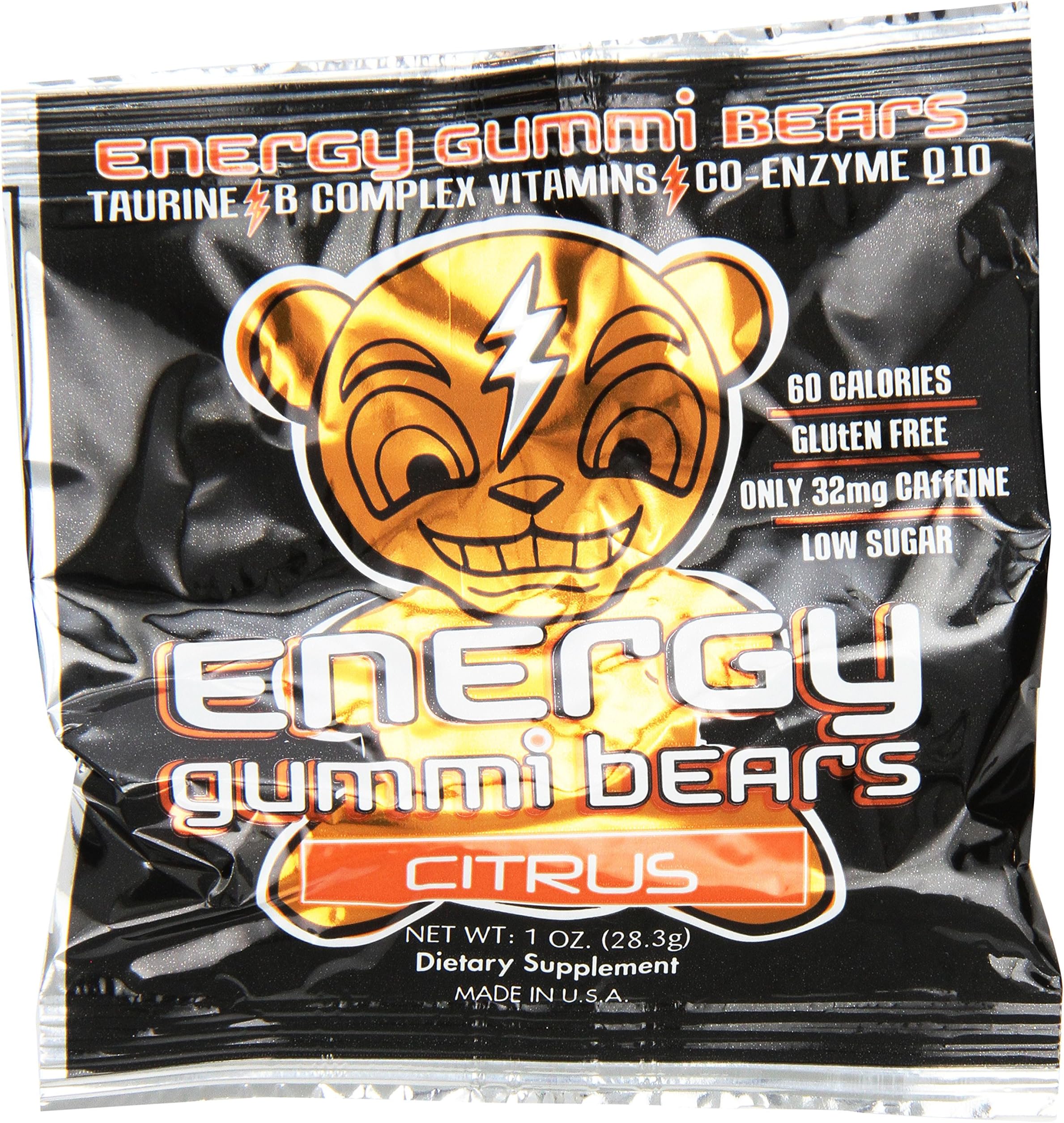 Energy Gummi Bears by Loud Truck Citrus Blast, 24 Count