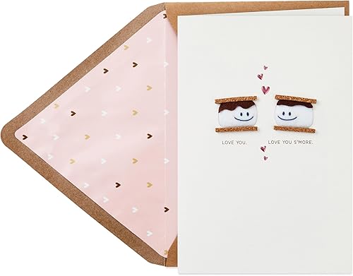 Miniatura 2 de Hallmark Tarjeta de San Valentín para marido, esposa, novio, novia (Smores)