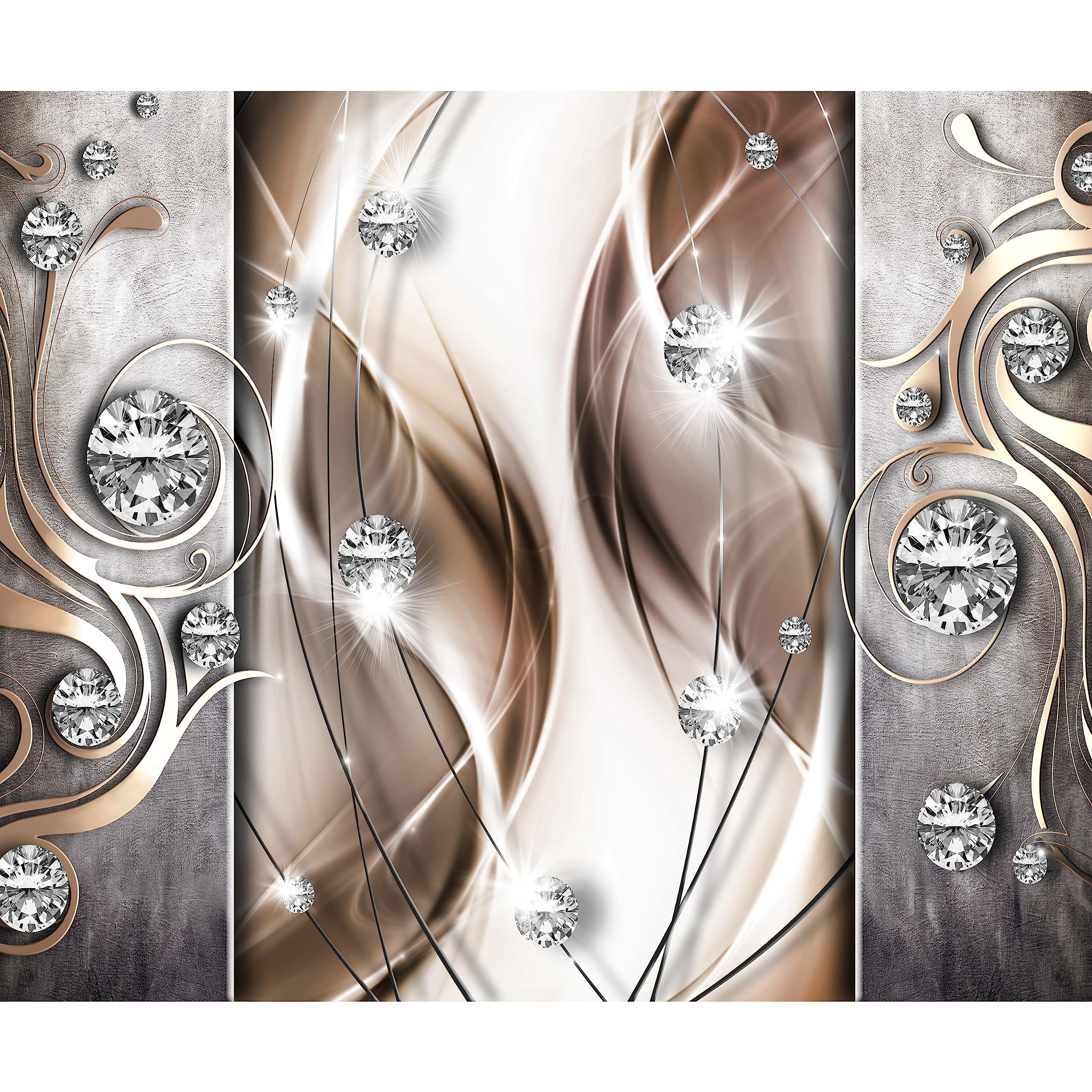 murando - Fototapete Vlies Abstrakt, 500x350 cm, Schlafzimmer, Wohnzimmer | Full HD Druck, 3D-Effekt, lichtbeständige Farben, ideal fürs Wohn- oder Schlafzimmer, schnelle Montage, lichtbeständig, edel