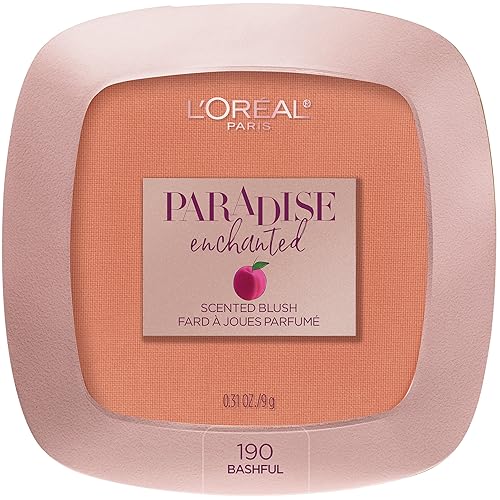 L'Oréal Paris Makeup Paradise Enchanted - Rubor perfumado, tímido, 0.31 onzas
