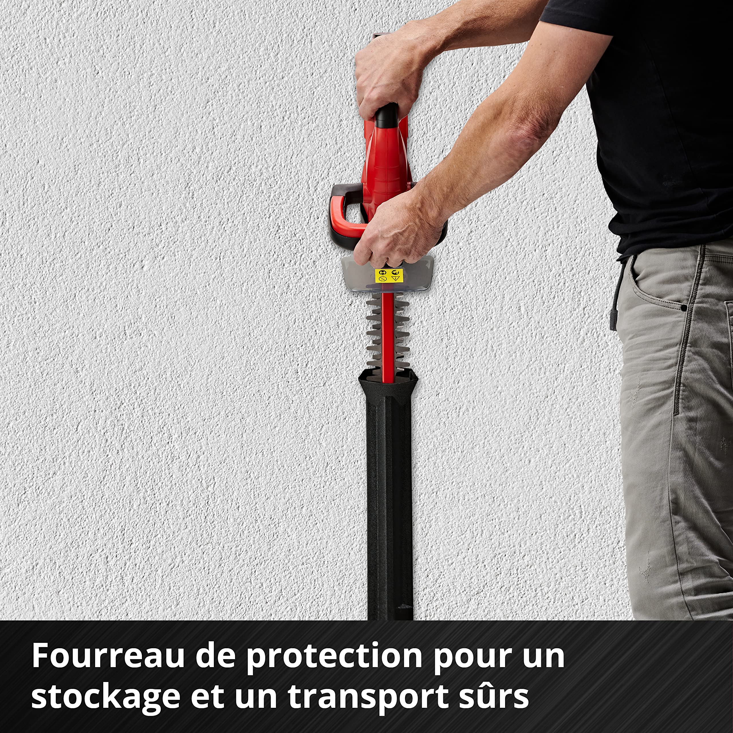 Einhell Taille-Haies sans Fil GE-CH 1846 Li Kit Power X-Change (18 V, 2,0 Ah, Longueur de Coupe 46 cm - Longueur de Lame 52 cm, Epaisseur de Coupe 11 mm) Livré avec Batterie 2,0 Ah et Chargeur