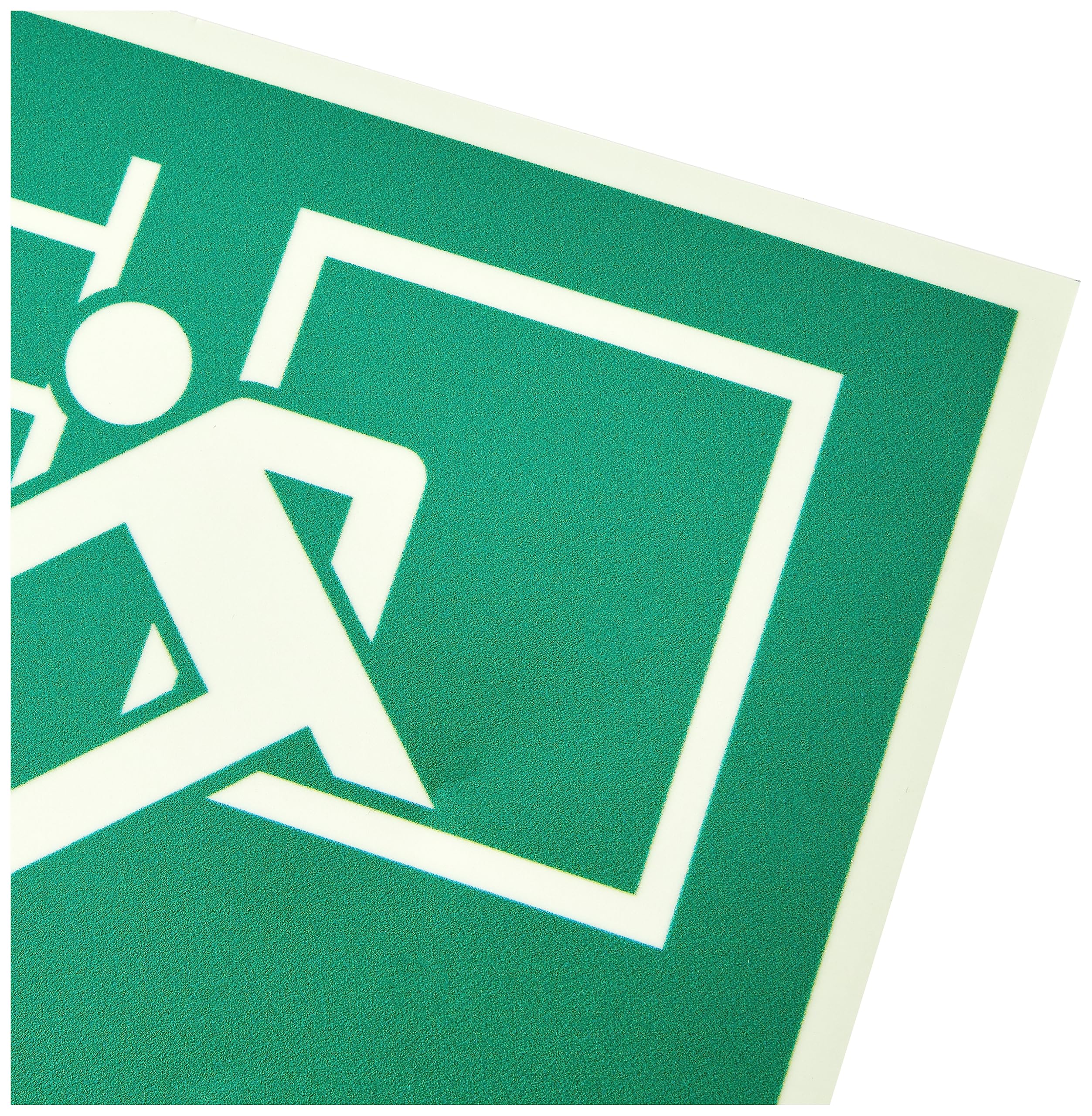 E016 safe condition emergency window escape ladder Sign - 150x150mm - S15, Green/White, 150 x 150 mm - Image 3