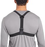 Amazon Basics Adjustable Chest Mount Harness for GoPro and Action Cameras, Lightweight & Comfortable, Black - 4