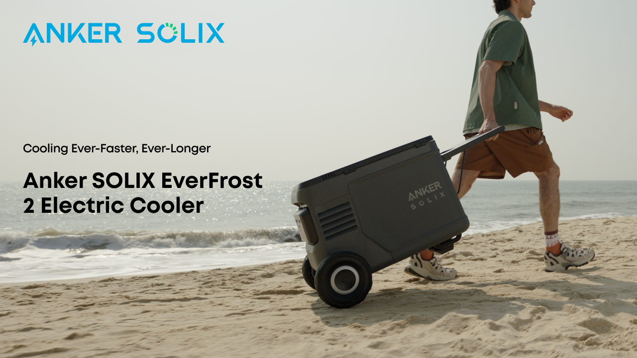 Amazon.com: Anker SOLIX EverFrost 2 40L Cooler, 61 qt Car Refrigerator,  Electric Cooler with 288Wh Battery, Powered by AC/DC or Solar,for Outdoor  Camping, Travel, and Fishing, Fits in Trucks : Automotive