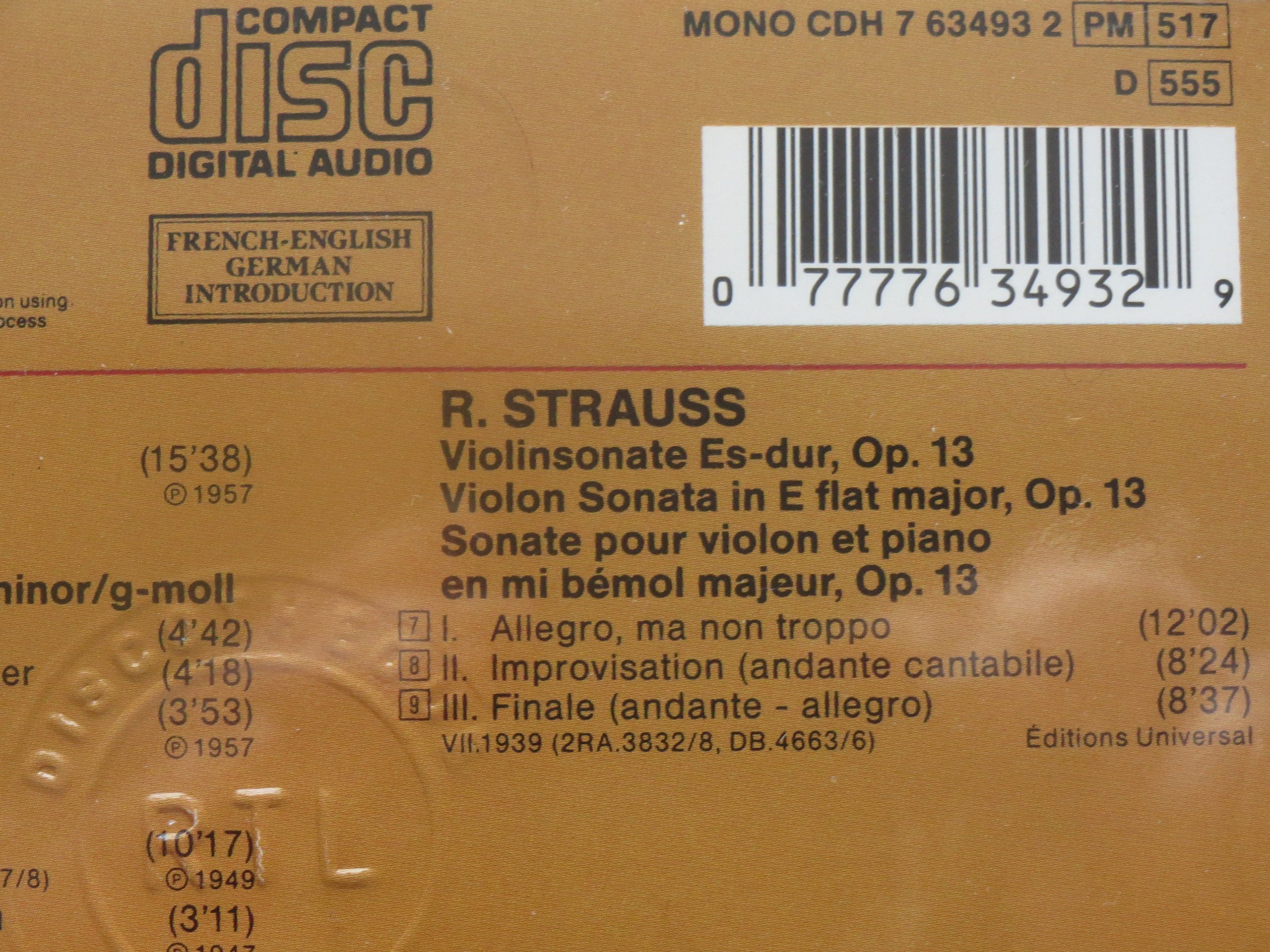 Werke Für Violine