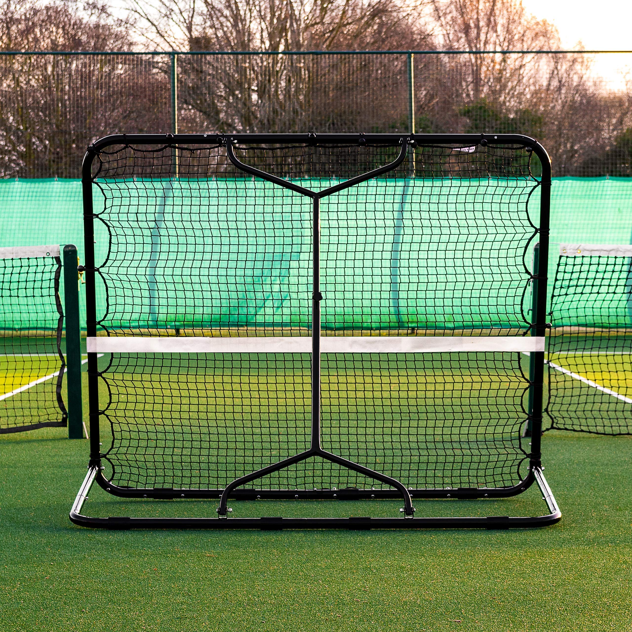 RapidFire Mega Red de Rebote de Tenis | Muro Reboteador para Entrenamientos (Dos Tamaños)