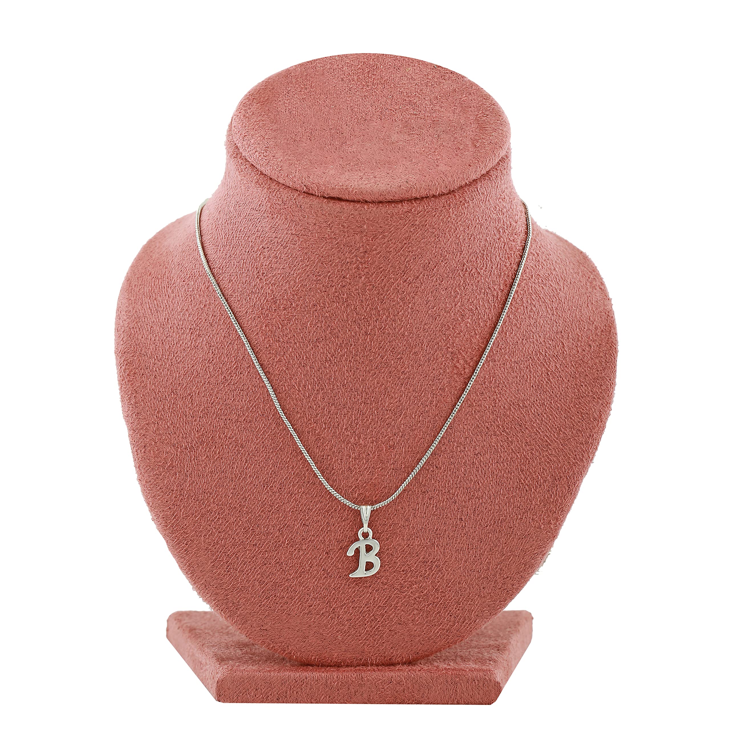 Initial Letters Rhodium Plated Pendants/Charms for &