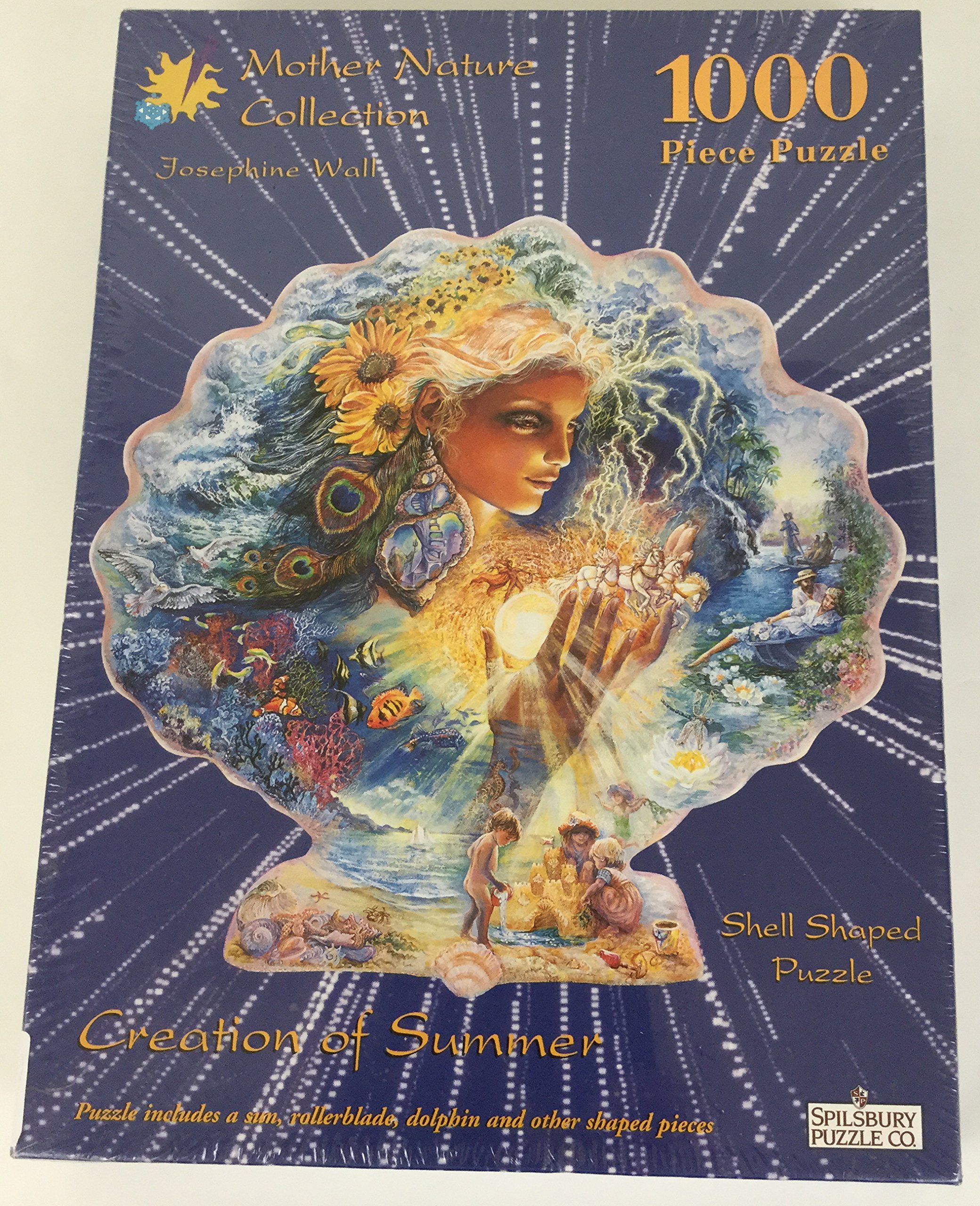 Josephine Wall Collezione Madre Natura ~ Creazione dell'Estate ~ Puzzle a forma di 1000 pezzi
