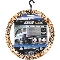 Funda Volante Leopardo Sumex 2505067 Leopard Look Funda de Volante Universal Terciopelo Leopardo, 37 - 39 cm Diámetro