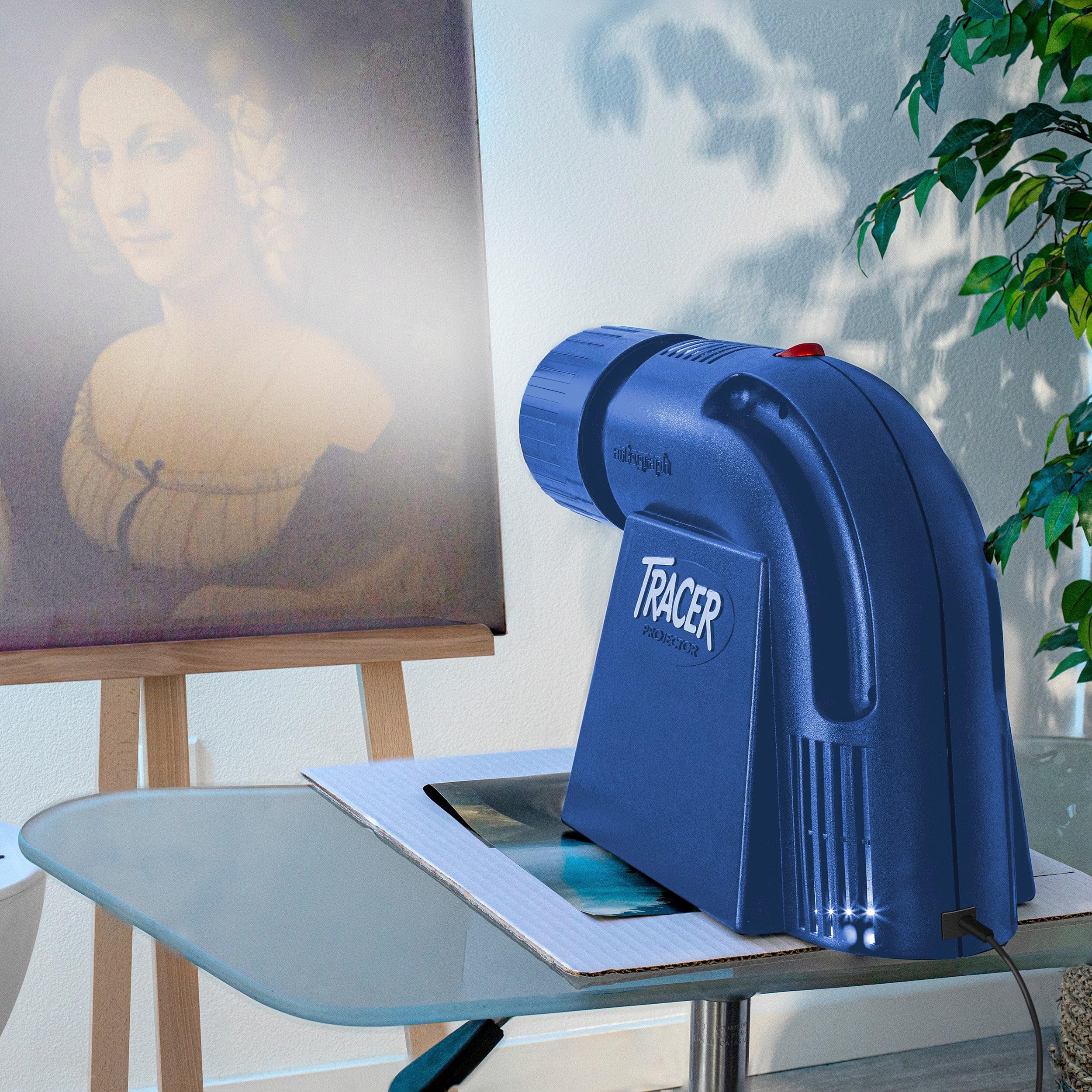 Artograph Plotter LED Episcopio Blu per Riproduzione di Disegno, Ingrandimento 2-14 Volte