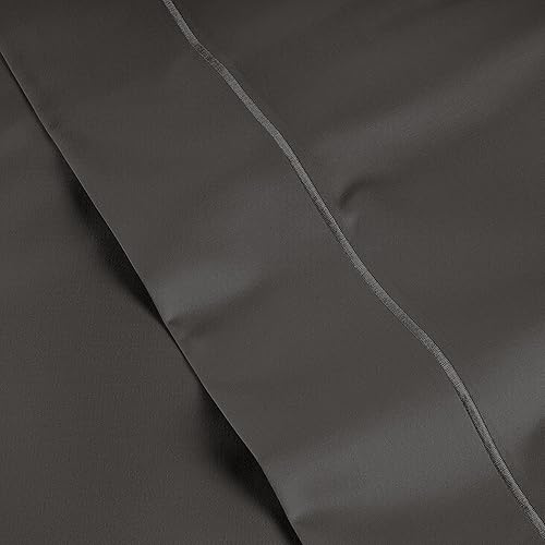 Miniatura 7 de LANE LINEN Sábanas 100% de algodón egipcio, juego de sábanas de 1000 hilos tamaño matrimonial de 4 piezas, sábanas de algodón de fibra larga, tejido