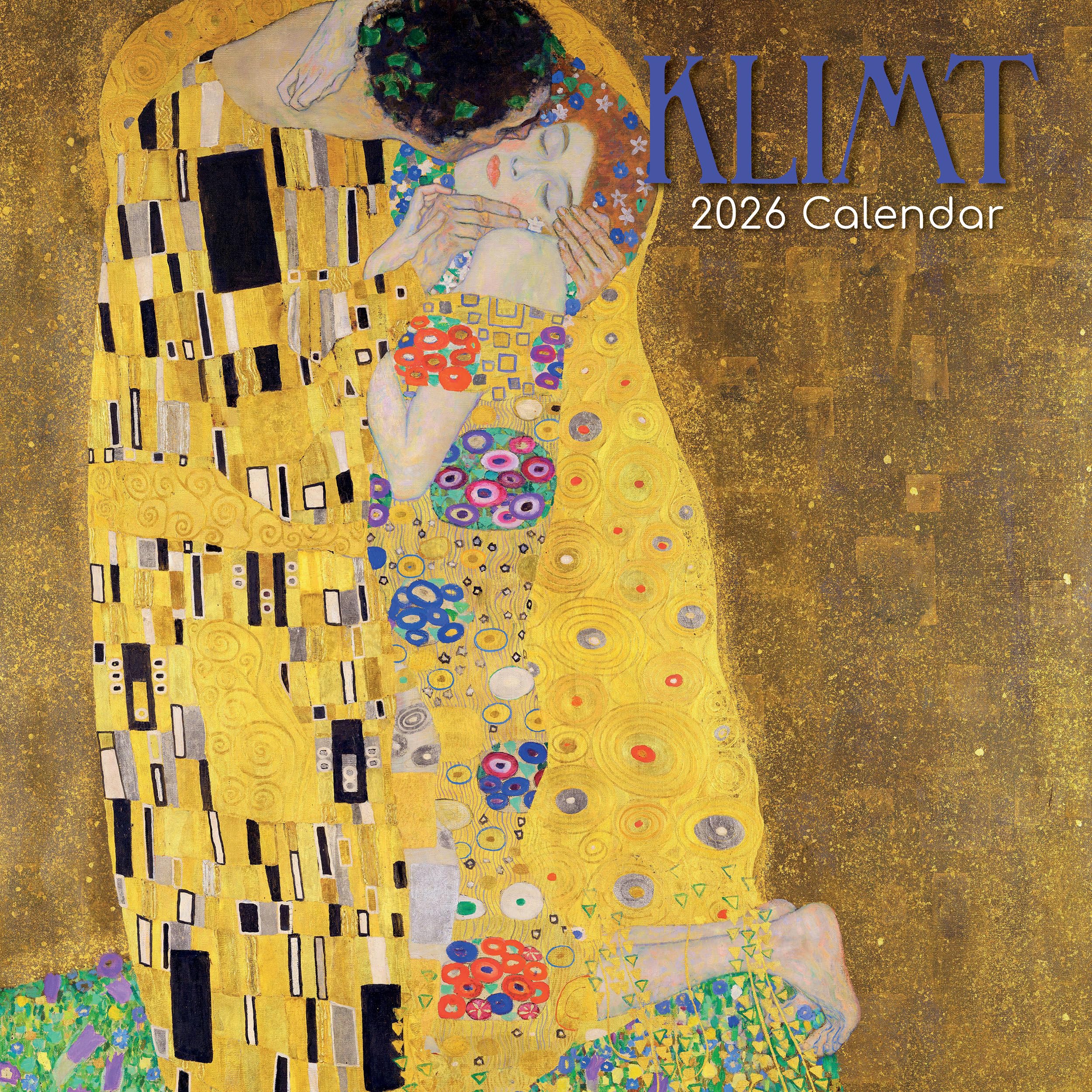 TGSC | Klimt 2026 Calendar 16 Month (Sept 2025-Dec 2026) Family Square Wall Calendar 2026 UK | Planner with Large Grid for Home or Office Organisation - Art 2026/2025 Calendar UK