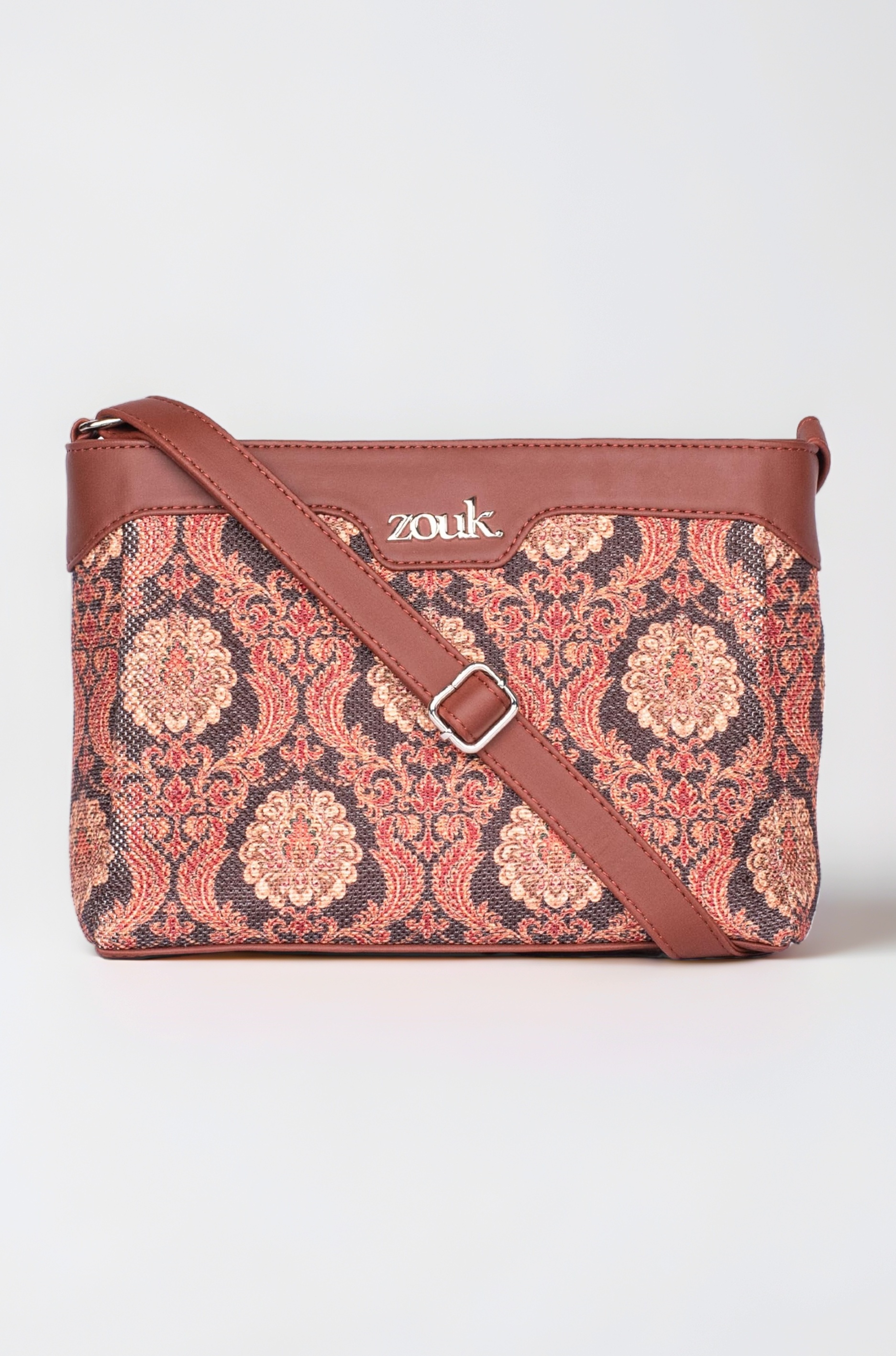 ZOUK Harmony Sling Bag | Crossbody Bags for Women | Women's Handbags | Stylish | Vegan Leather Evening Bag | Travel & Office Use | Purse and Wallet