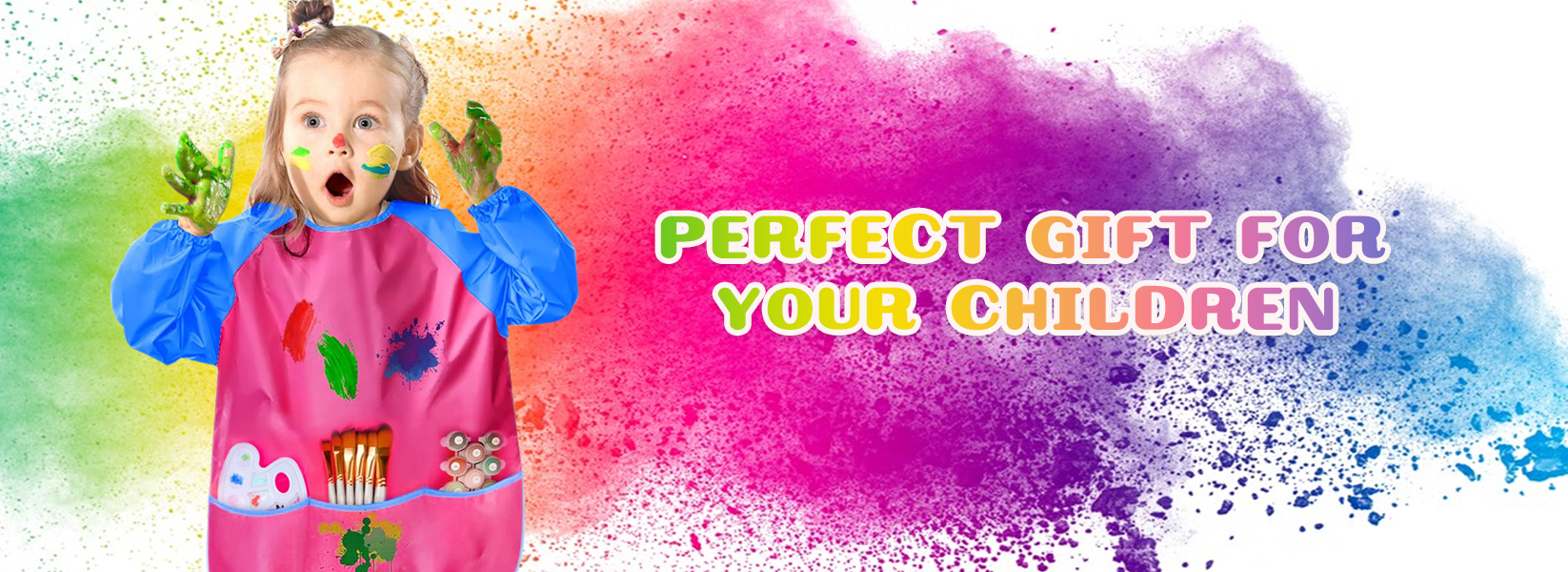 Peintupeinturere Enfant Lavable, 30ml Peintures Doigt Avec Pinceau Tablier Non Toxique Sans Danger Bebes Ensembles Peinture Pour Enfants Bas Age Jouets Dessin Outil 59279fbc 99c1 49a7 A91f E77d65b14fb4