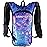 SOJOURNER Hydration Pack Backpack - 2L Water Bladder Included for Festivals, Raves, Hiking, Biking, Climbing, Running and More (Galaxy 1)