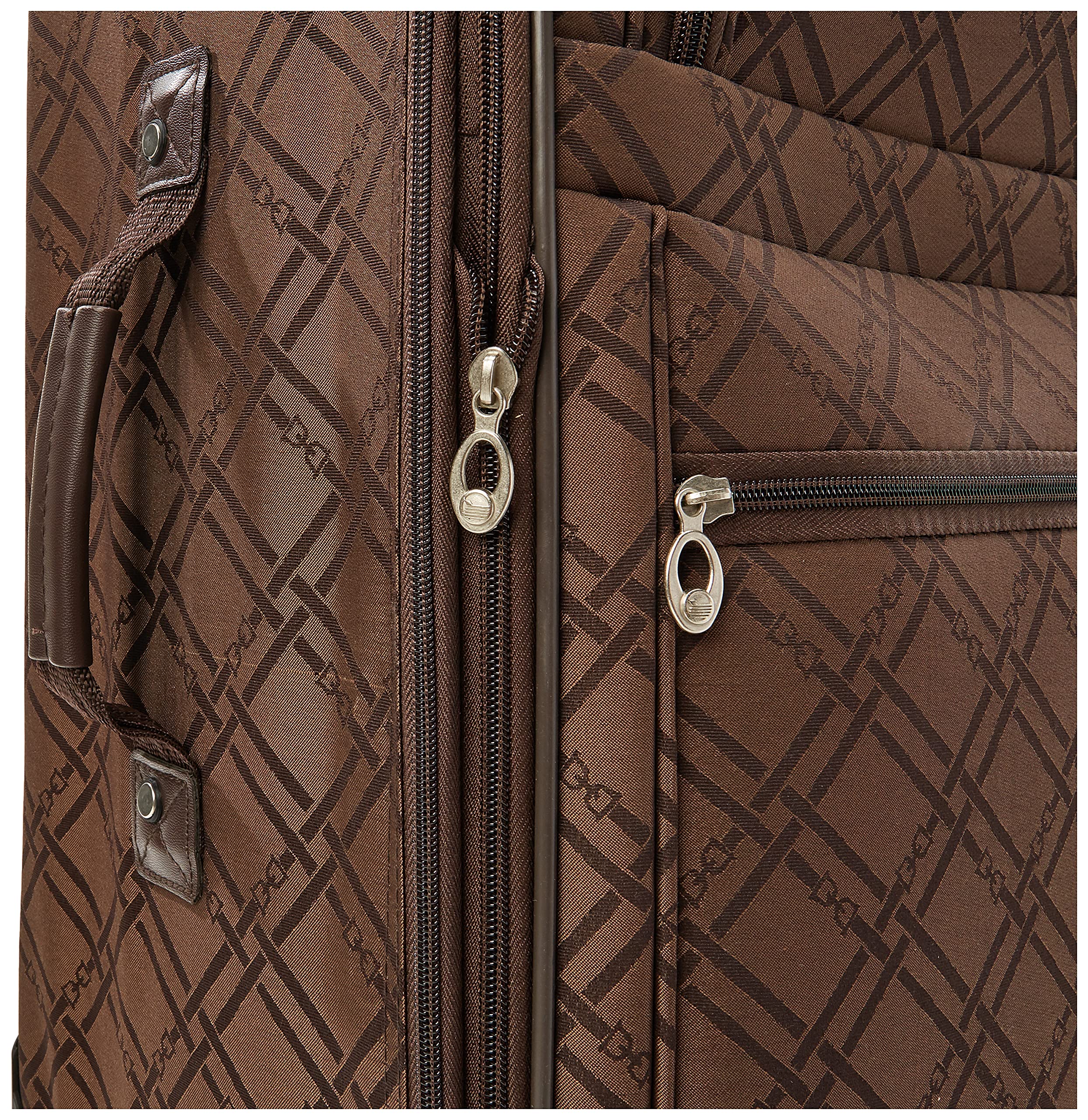 American Flyer Luggage Pemberly Buckles Piece Set Chocolate One