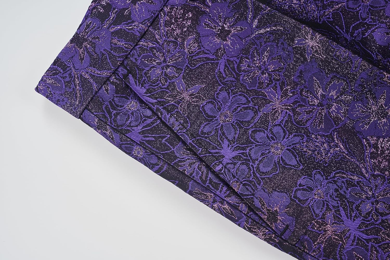 UNINUKOO Mens Slim Fit Suit 3 Piece 1 Button Paisley Prom Floral Wedding Tuxedo for Men - Image 5