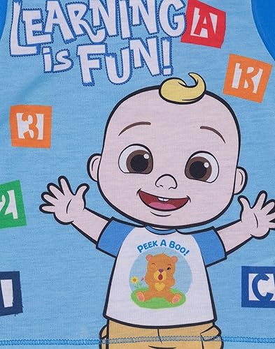 Miniatura 6 de CoComelon Pijamas para niños Camiseta musical de manga larga para niños con pantalones pijamas Regalo de ropa de descanso para él