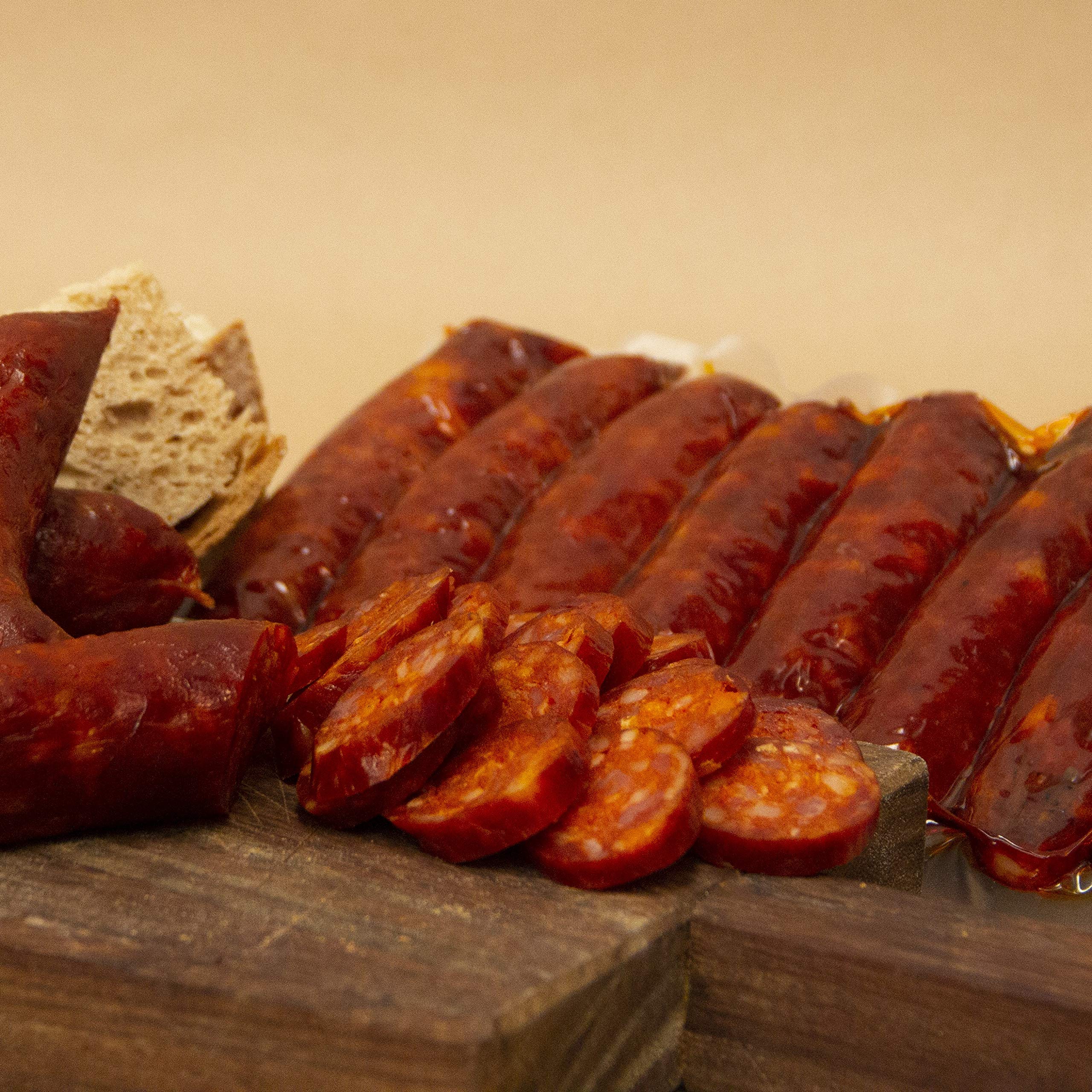 Chorizo Asturiano Artesano Ahumado Pack 6 Unidades 580 g