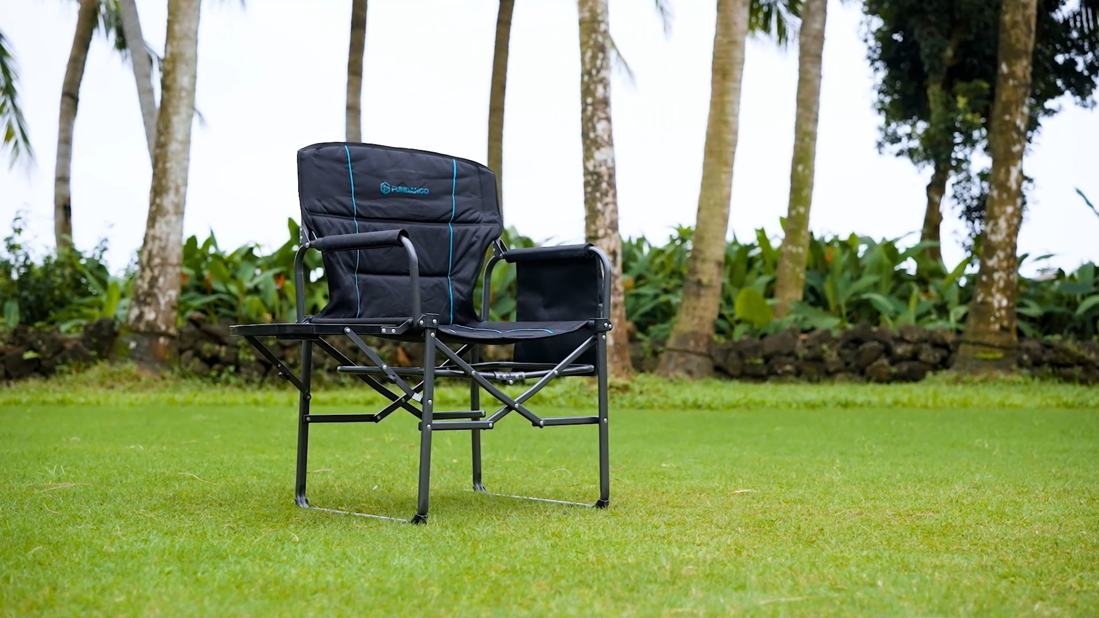 FUNDANGO Silla Oversized Director, Silla de Camping Acolchada con Mesa Lateral miniatura 7