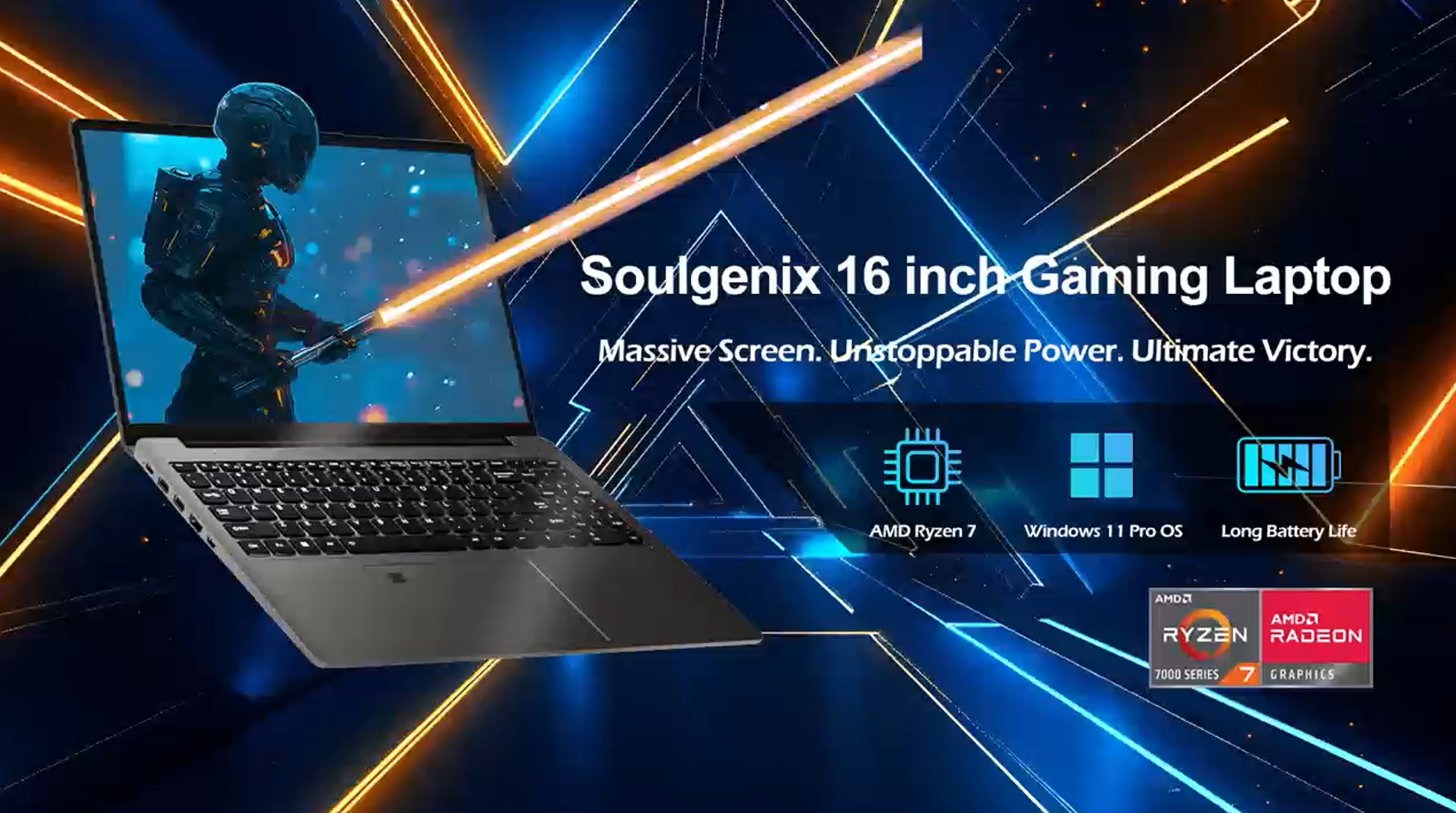 Amazon.com: 2025 16 Inch 2.5K IPS Gaming Laptop Computer, AMD