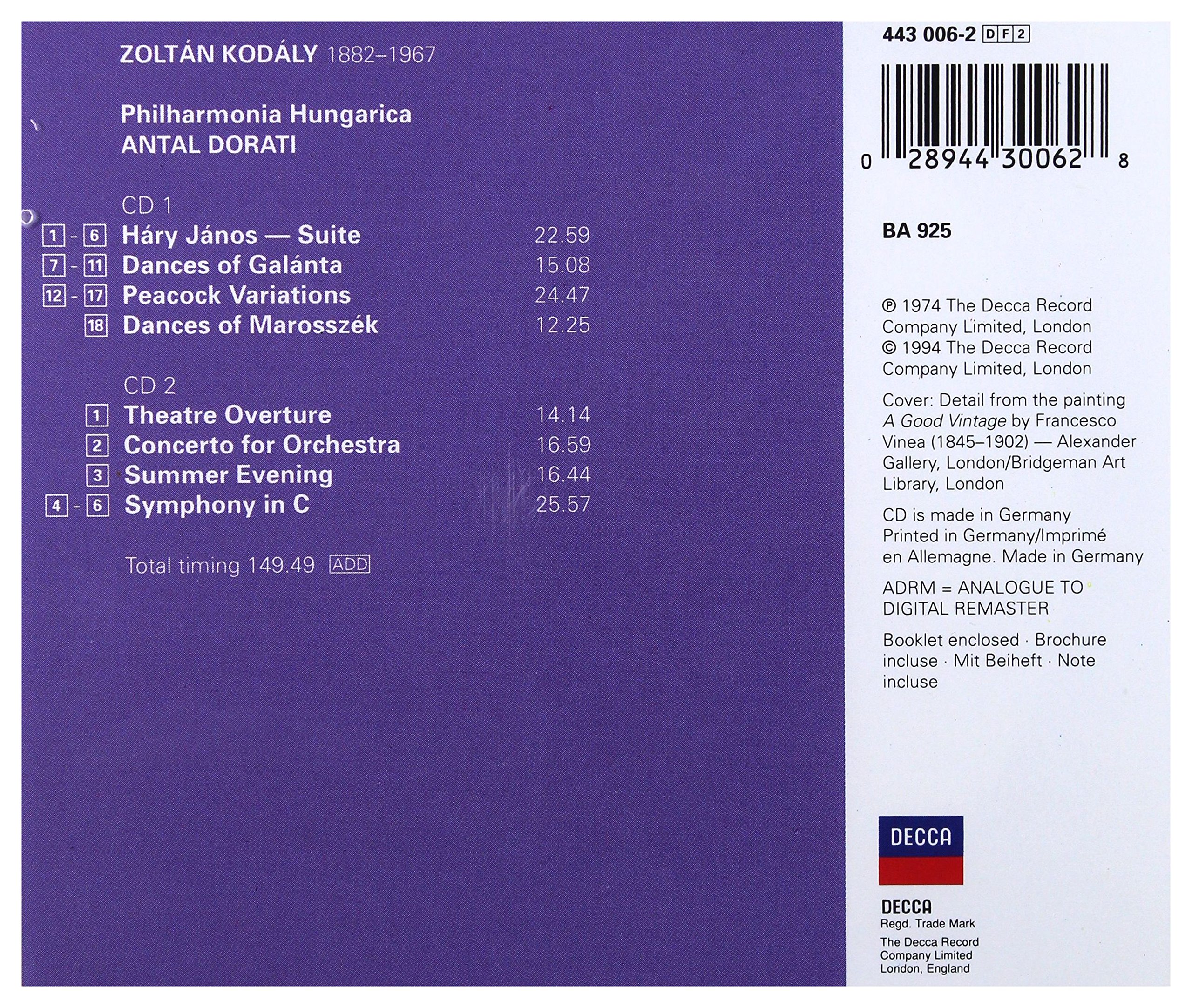 Hary Janos Suite-Dances
