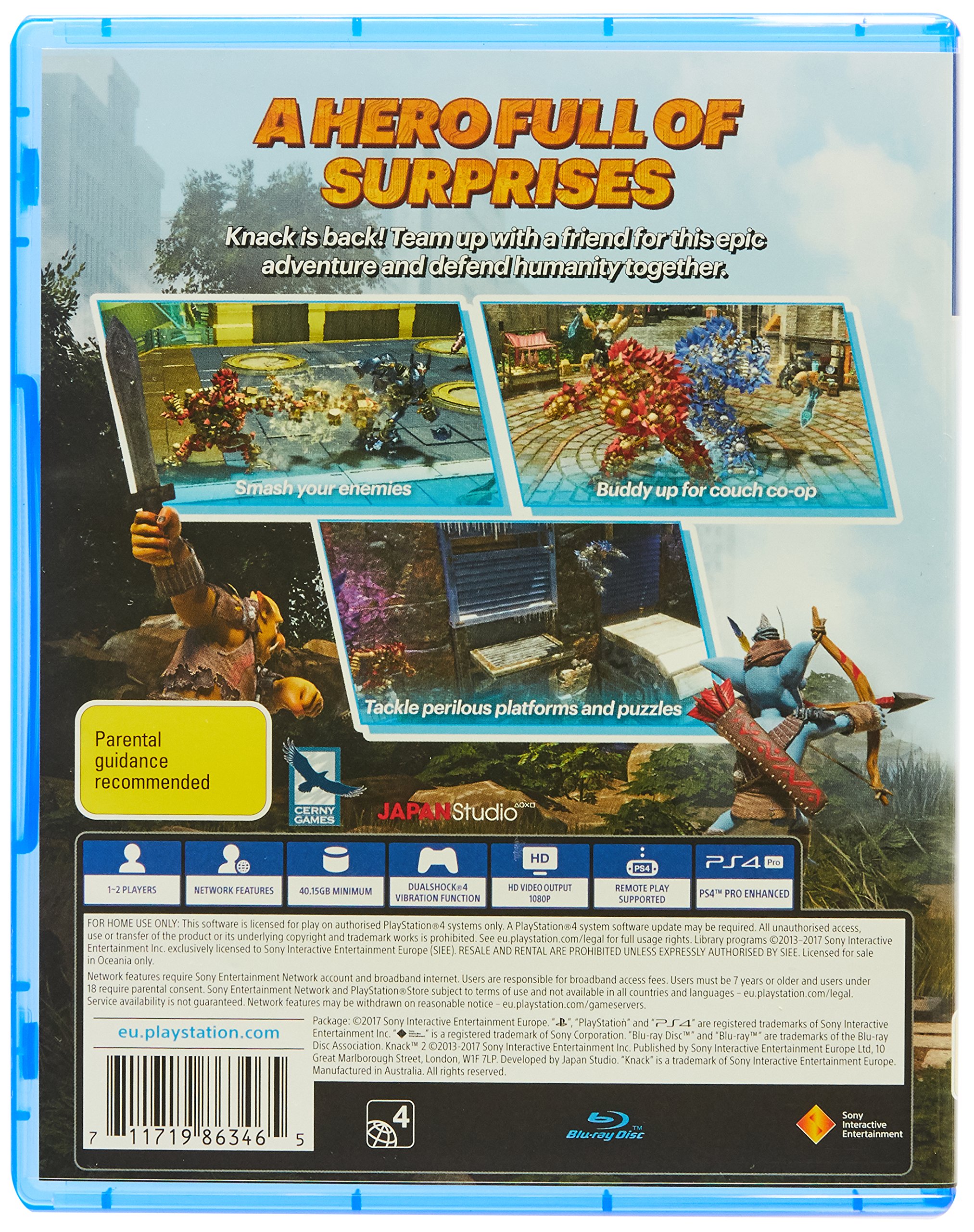 Amazon.com: Knack 2 II PS4 Playstation 4 Game : Video Games
