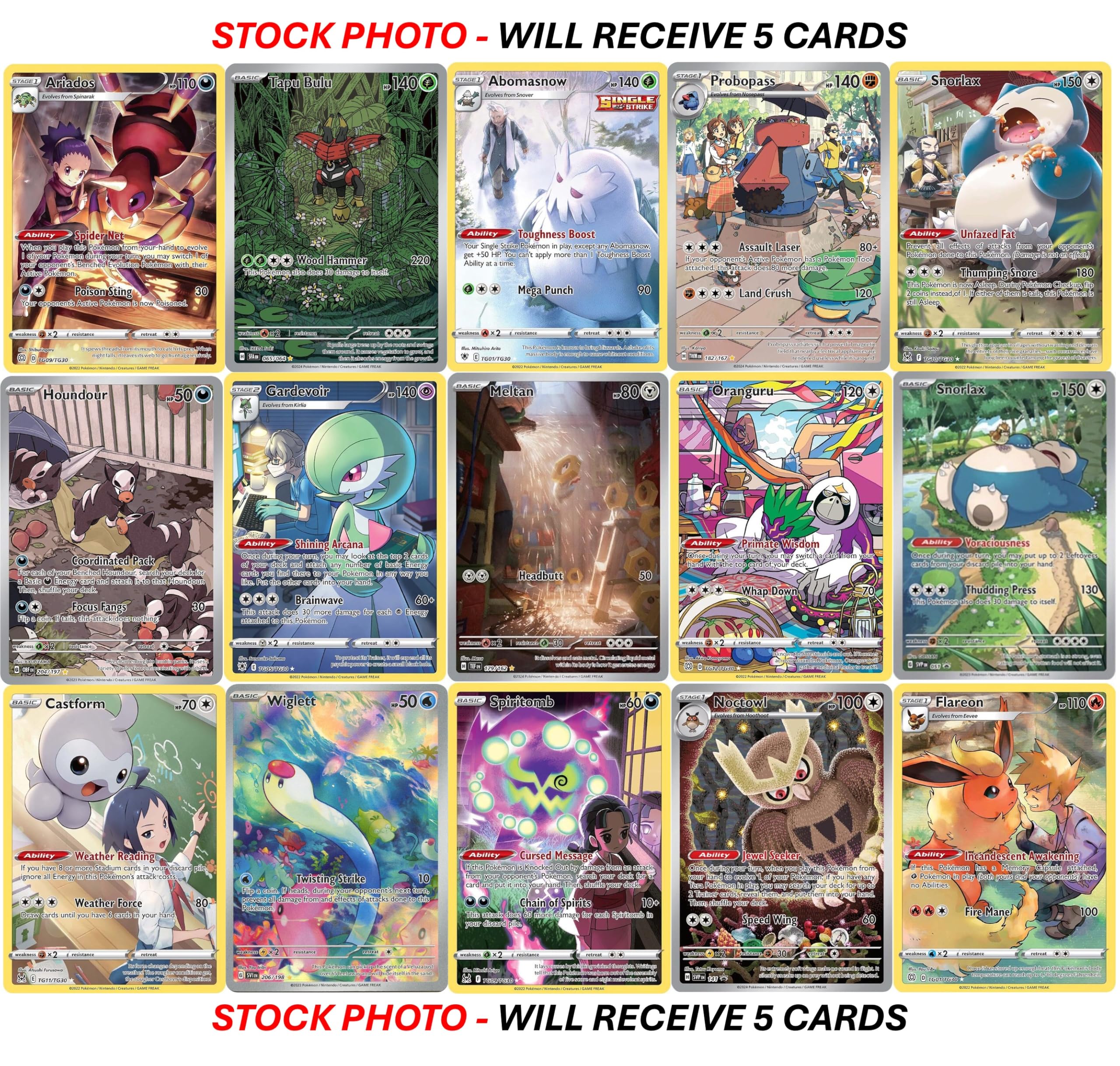 pokemon card gallery Amazon.com: 5 Pokemon Card Trainer Gallery/Illustration Rare Lot - 5  Assorted Cards