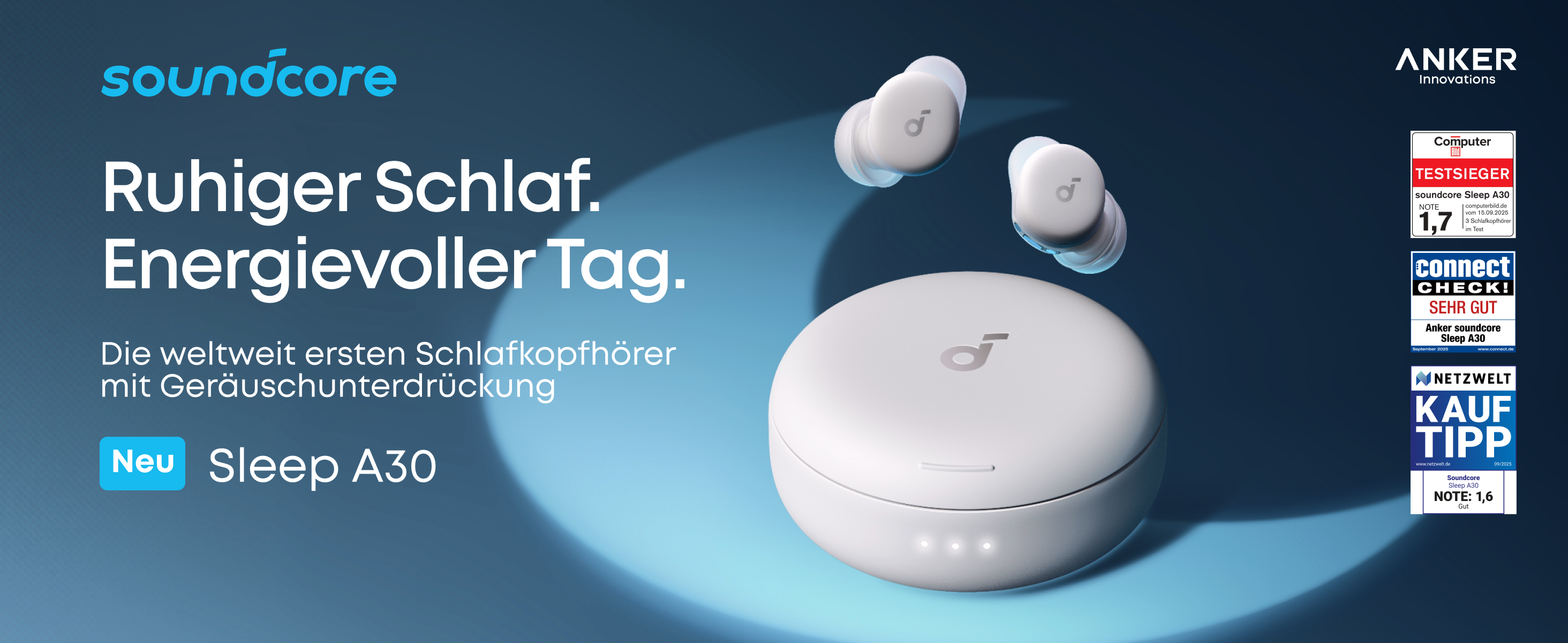 Sleep A30 by soundcore DE | Smarte ANC Kopfhörer mit