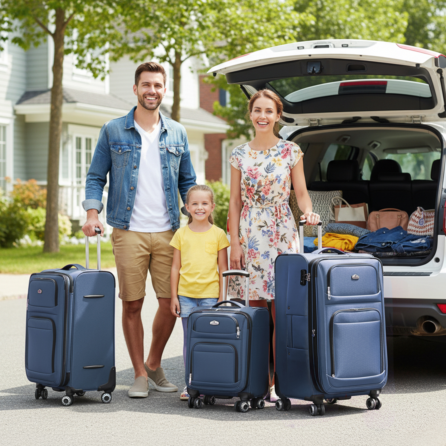 Amazon.com | New York XPress Softside Luggage Sets 3 Piece