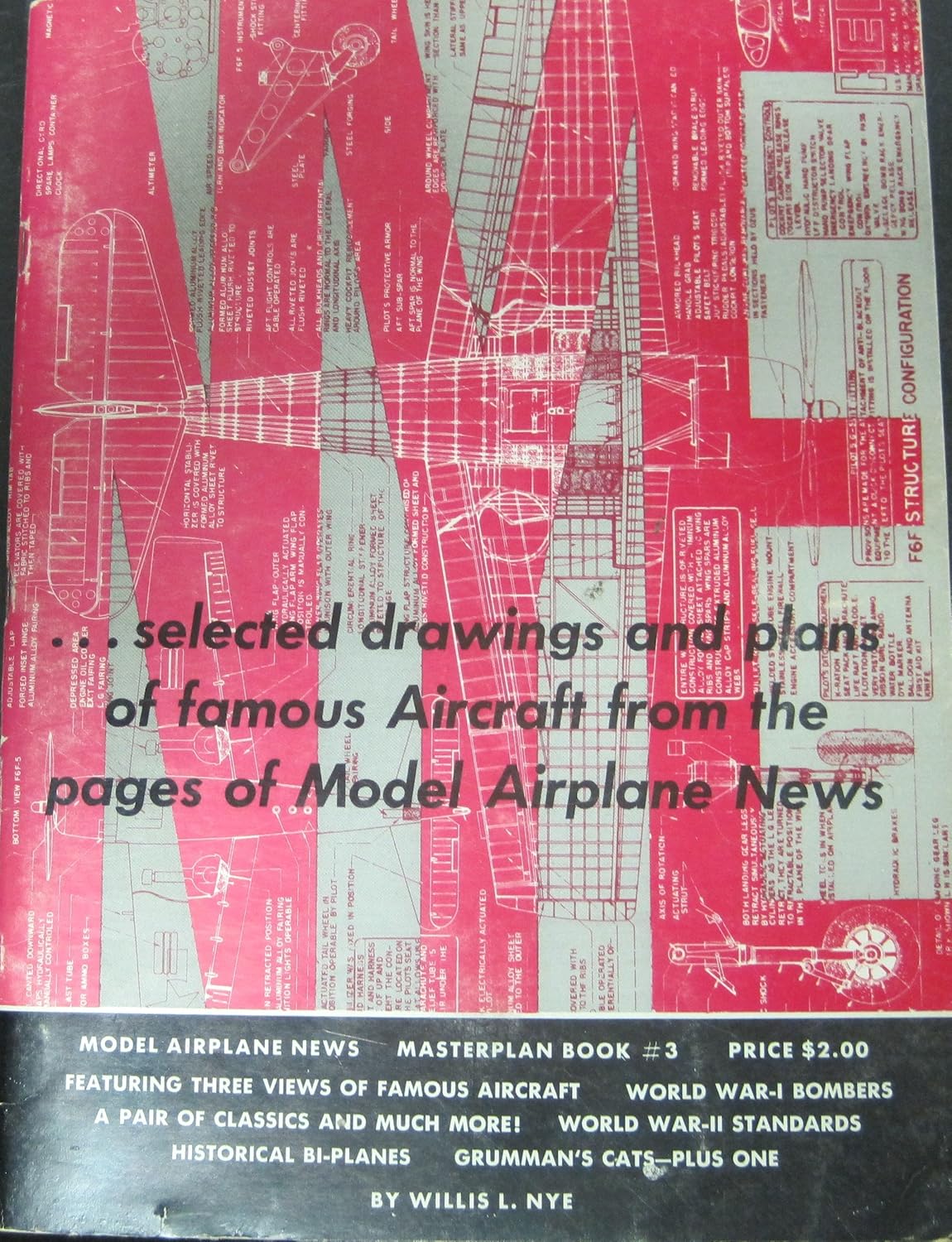 Selected drawings and plans of famous aircraft from the pages of Model