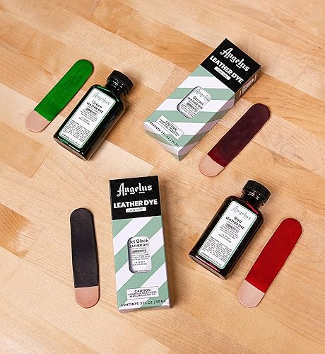 Miniatura 5 de Angelus Tinte para cuero, tinte flexible para cuero, para zapatos, botas, bolsos, manualidades, muebles y más, 3 onzas (marrón)