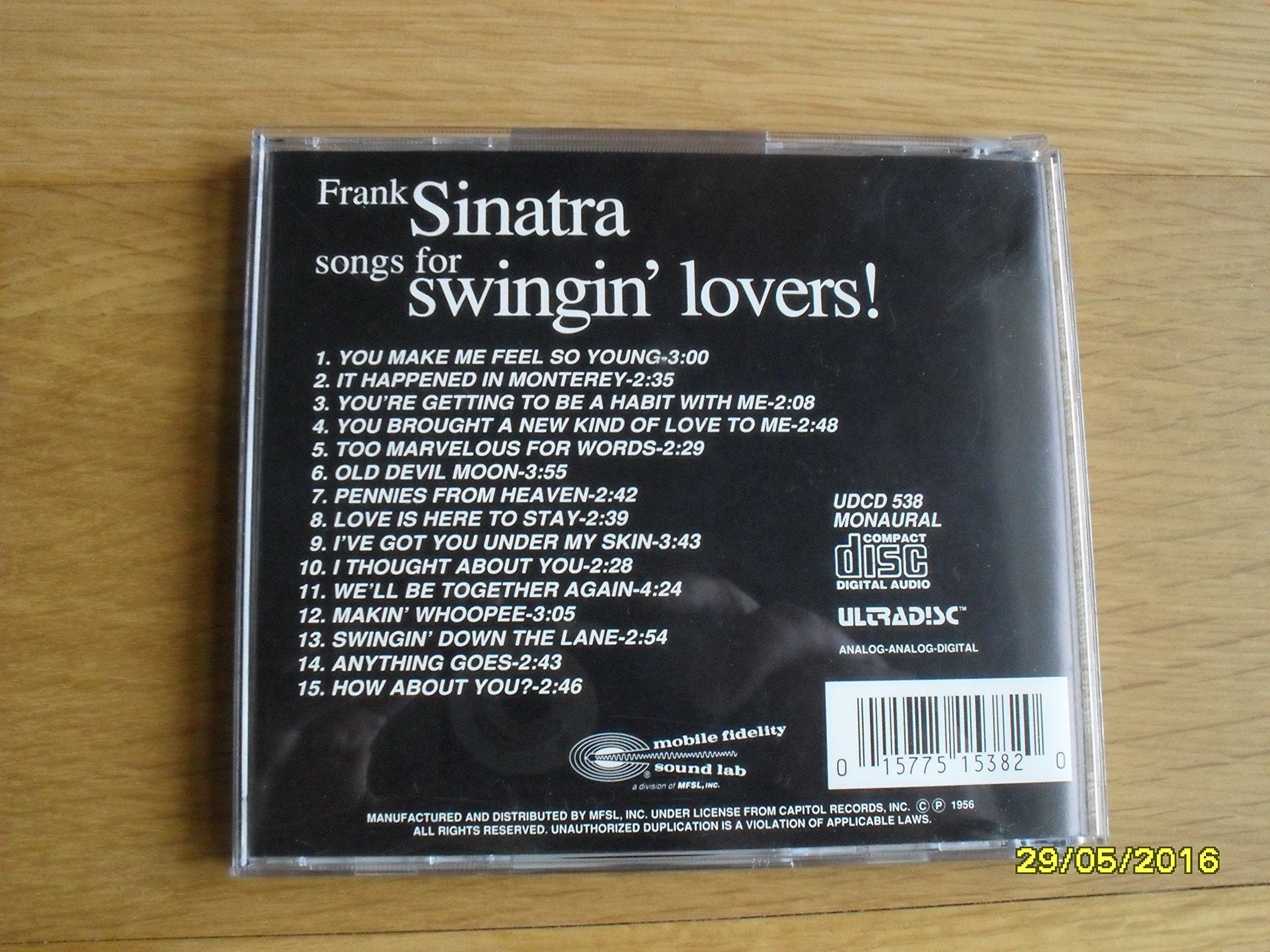 Songs for Swingin' Lovers