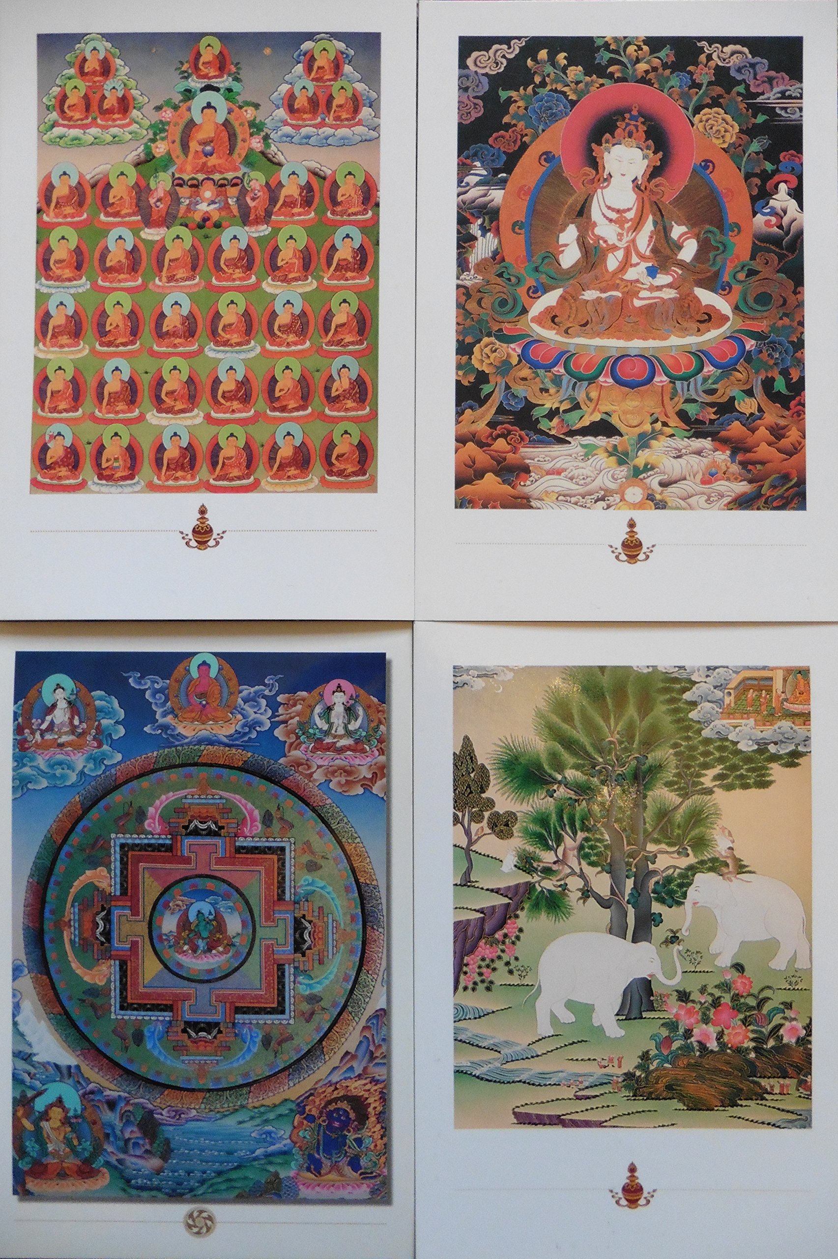 Buddhist Postcards Set of 4 Postcards (Set-2)