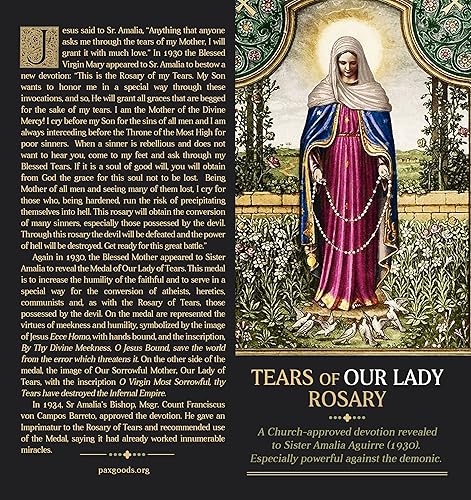 Miniatura 3 de Paquete de rosario de lágrimas de nuestra señora - ¡Salva a tus seres queridos!