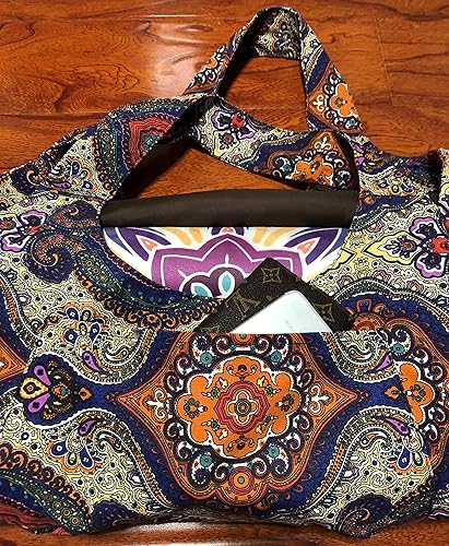 Miniatura 4 de Aozora Yoga Mat Bag Large Yoga Mat Tote Sling Carrier with Pockets Fits Mats with Multi-Functional Storage Pockets Light and Durable