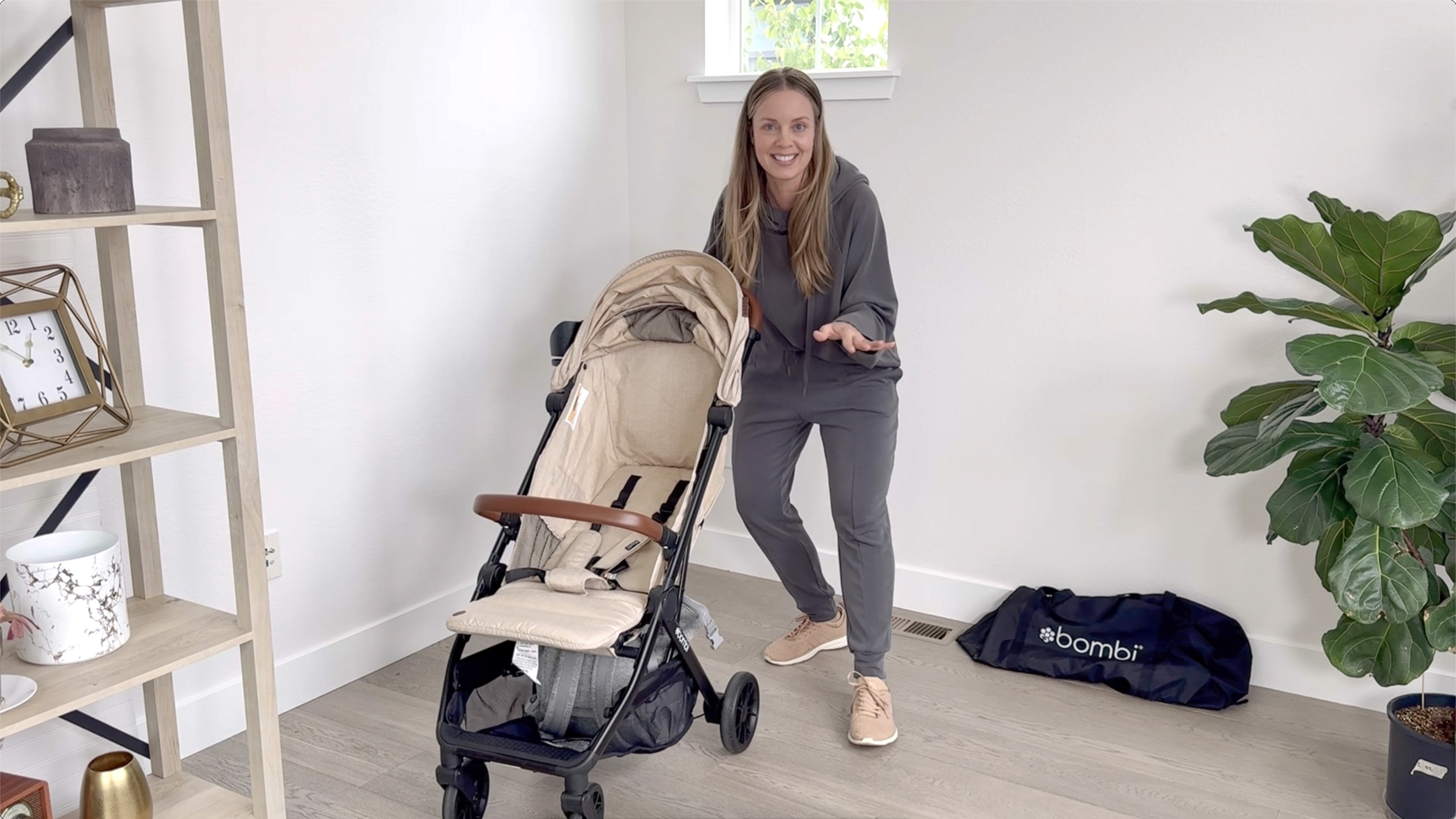 Watch Review & Demo of Bombi Bebee V2 Lightweight Travel Stroller on Amazon Live