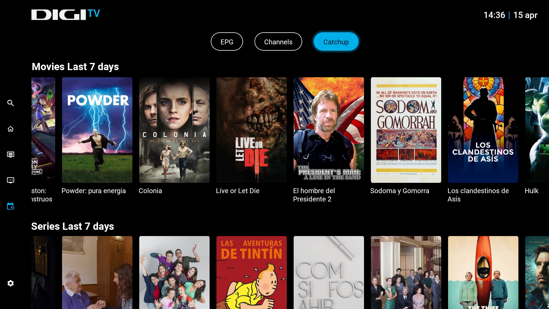 Aplicación DIGI TV en Amazon Appstore