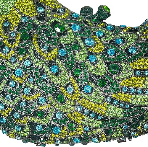 Miniatura 5 de Elegante bolso de mano con diamantes de imitación para bodas, fiestas y ocasiones especiales