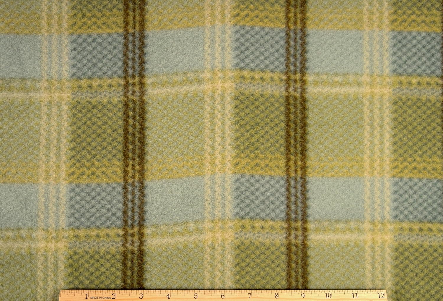 Into The Wild Fleece Fabric Plaid Fabric Coordinating Fabric by The Yard