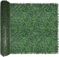 Vista 19 de Pantalla de Pared de Valla de Privacidad de Hiedra Artificial, 40 x 120 pulgadas, anti rayos UV, telón de fondo de vegetación falsa de hiedra, setos