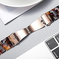 Vista 107 de BINLUN Resin Watch Bands Replacement Watch Straps for Men Women 14 Colors Watchbands Lightweight 12/14/16/18/20/22mm Wrist Bands Fashion
