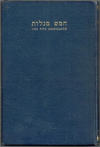 The Five Megilloth with Hebrew text, English translation and commentary. [Subtitle]: Soncino Books of the Bible.