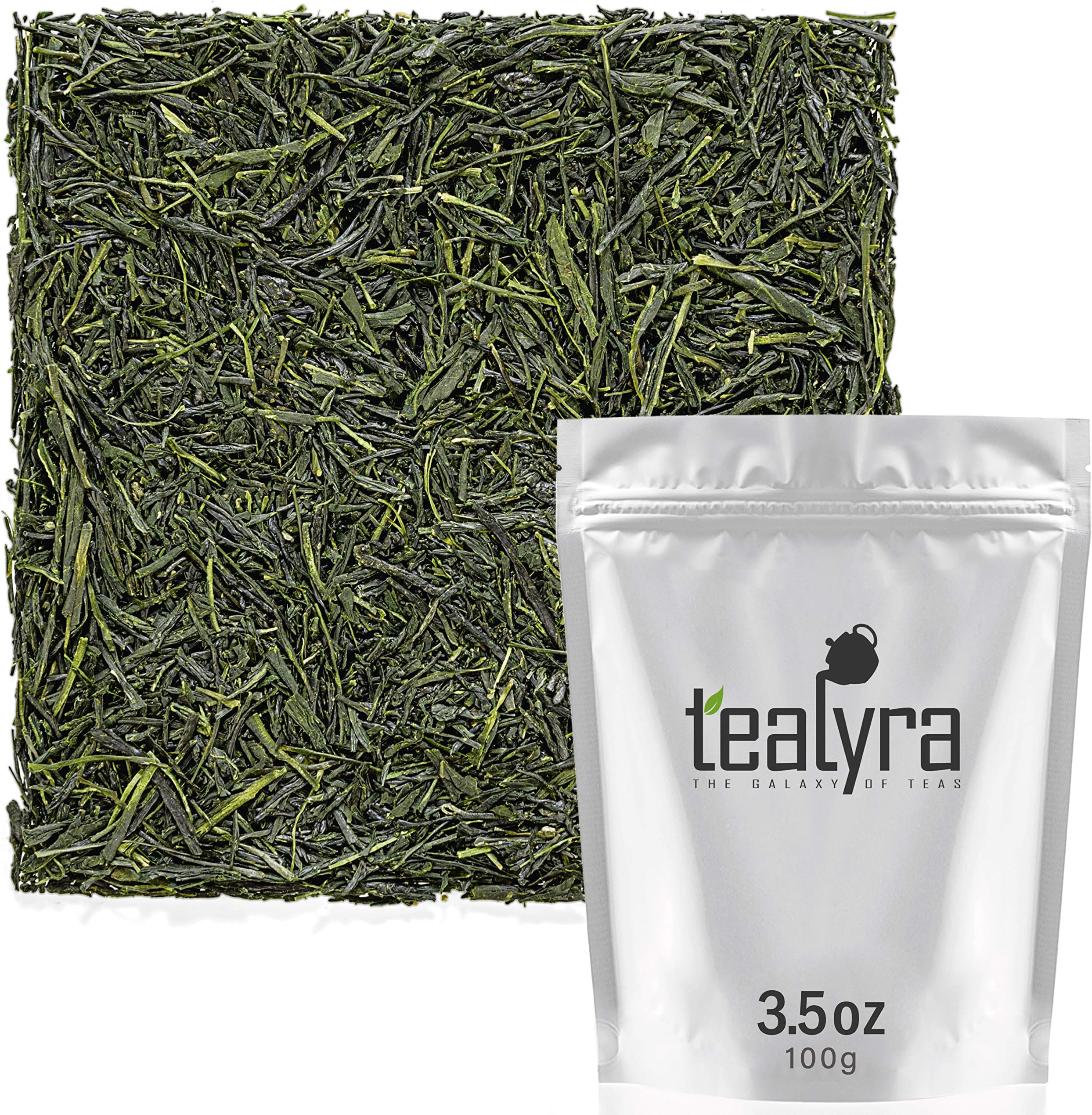 Tealyra - Gyokuro Shizuoka Premier - Japanese Green Tea -Loose Leaf Tea - Caffeine Level Medium - 100g