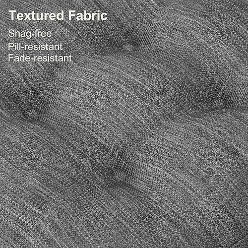 Miniatura 4 de Shinnwa Cojines para sillas de comedor, paquete de 4, cojines de asiento de cocina de espuma viscoelástica copetudos, almohadillas antideslizantes