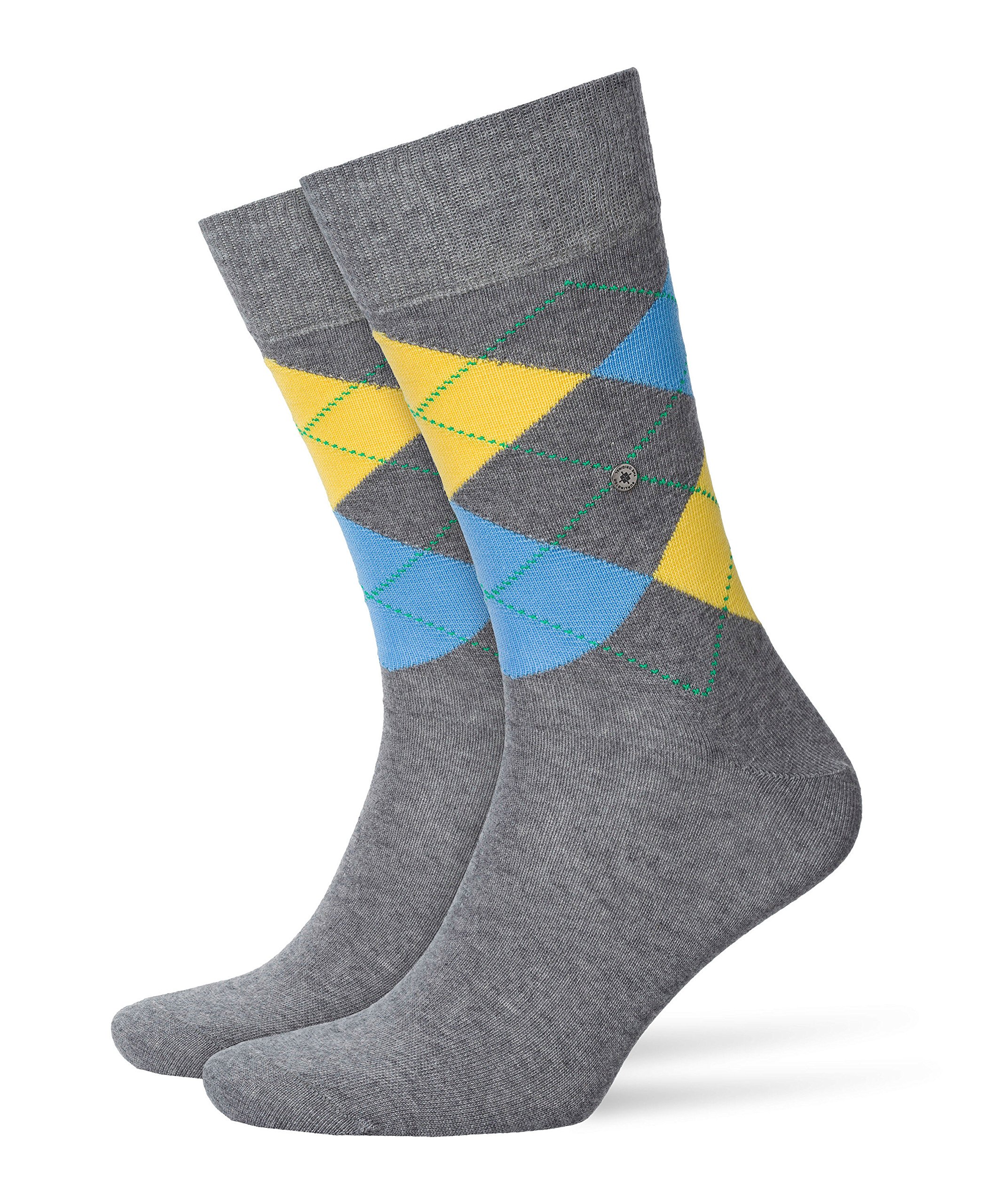 BURLINGTON Men's King Socks - Cotton Rich, Grey (Light Grey Melange 3390), UK 6.5-11 (EU 40-46 Ι US 7.5-12), 1 Pair