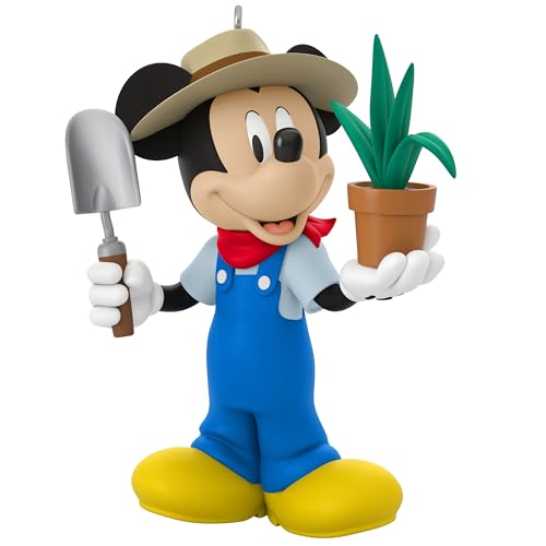 Hallmark Keepsake Disney Christmas Ornament (All About Mickey! Gardener)